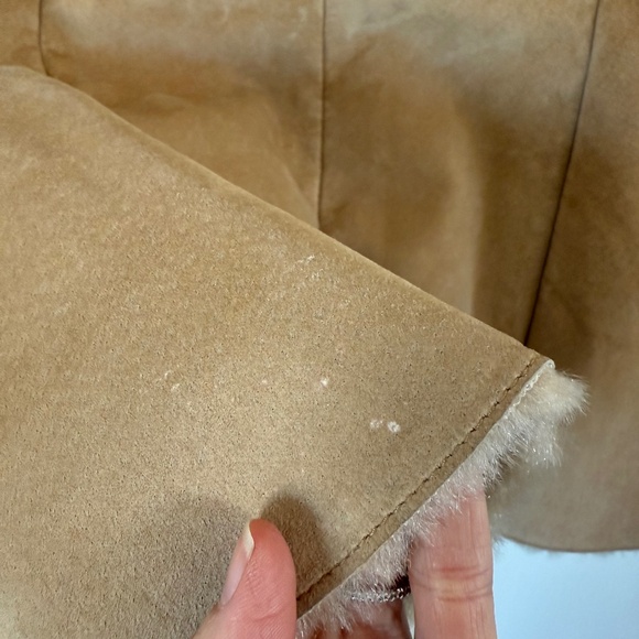 Vintage Guess leather Jacket fur collar - Picture 8 of 9